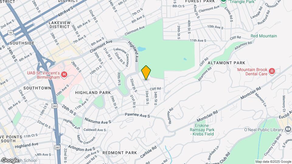 1227 33rd St S Map and Location Details