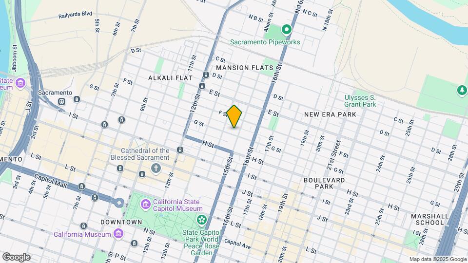 1421 G St Map and Location Details