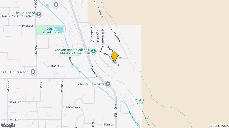 8913 N Pine Hollow Dr Map and Location Details