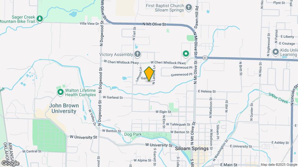 607 Amanda Dr Map and Location Details