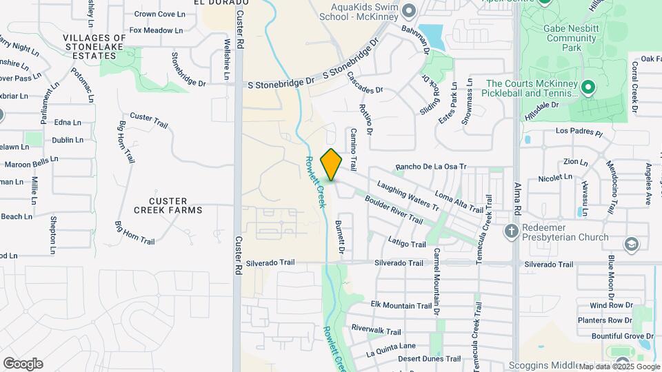 3800 Blanco Creek Trail Map and Location Details