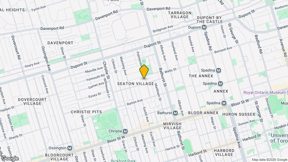 770 Palmerston Ave Map and Location Details