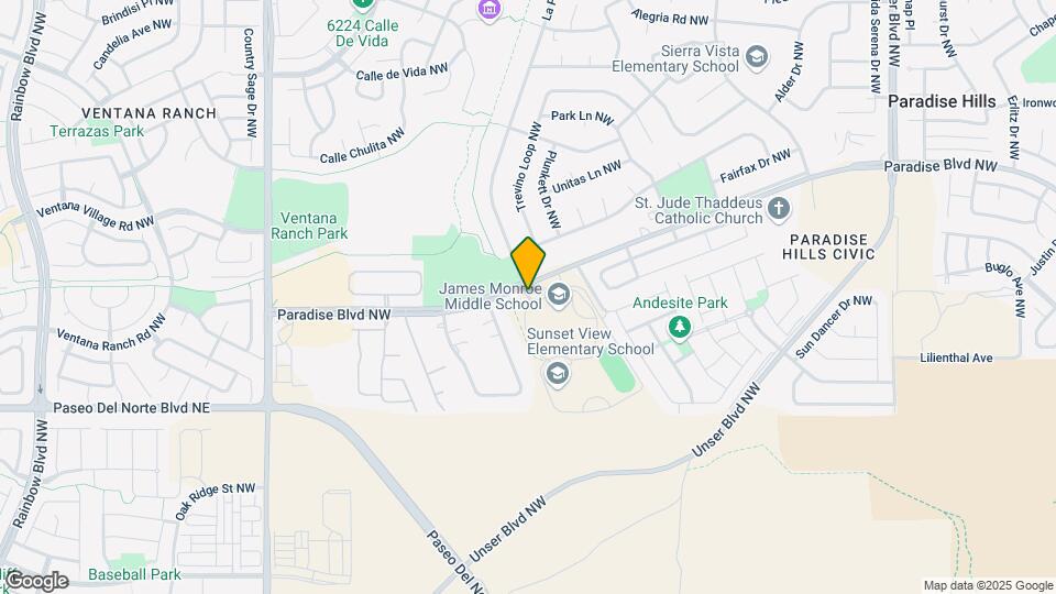 9913 La Paz Dr Map and Location Details