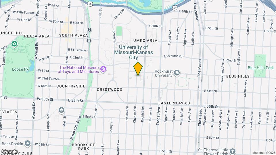 5315 Charlotte St Map and Location Details