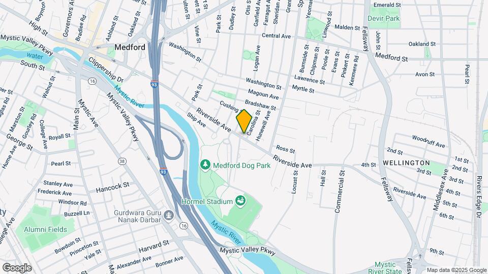 290 Riverside Ave Map and Location Details