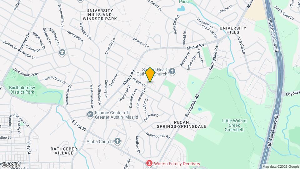 5703 Gloucester Ln Map and Location Details