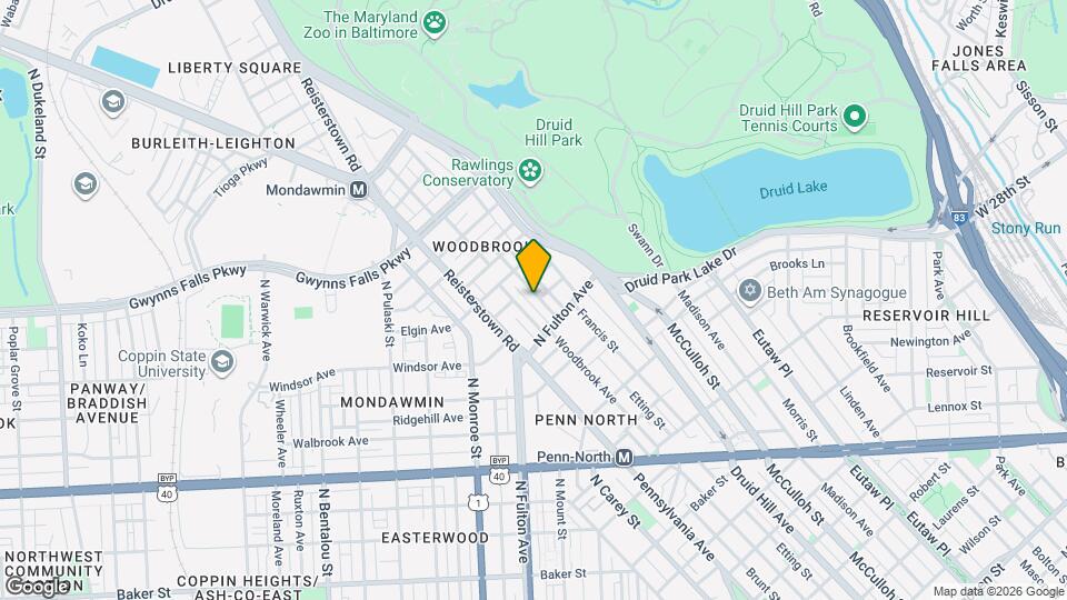 2740 Parkwood Ave Map and Location Details