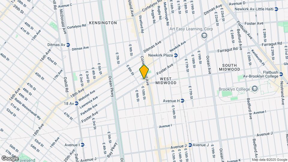 1011 Foster Ave Map and Location Details