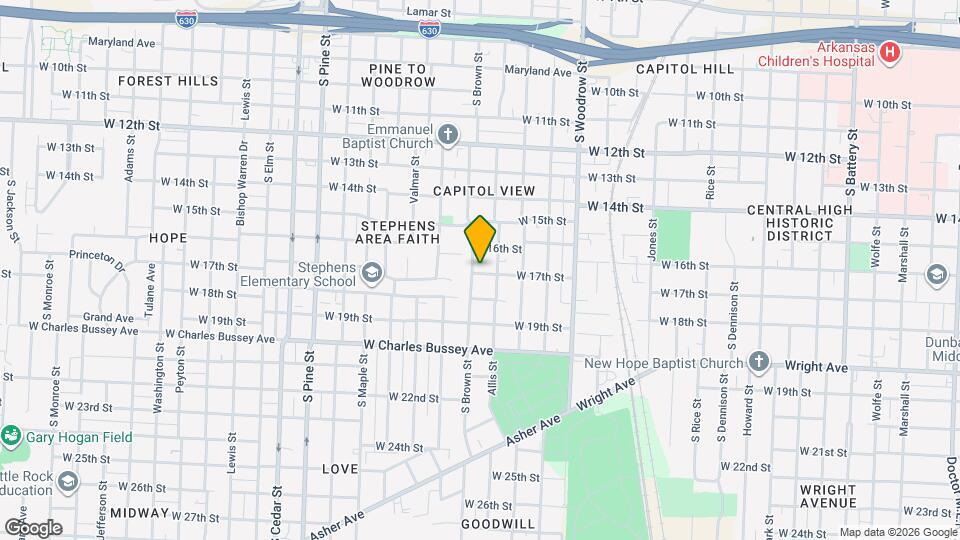 3220 W 17th St Map and Location Details