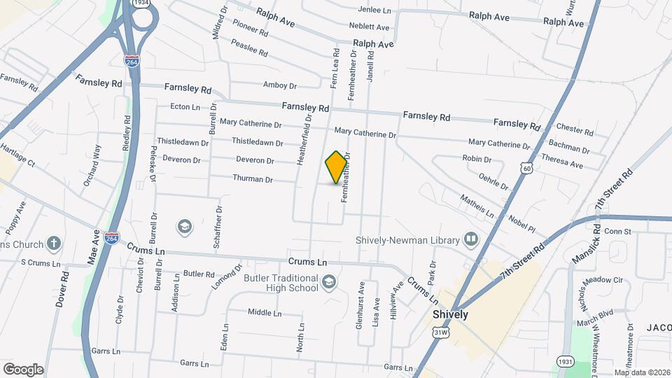 2008 Foxhurst Dr Map and Location Details