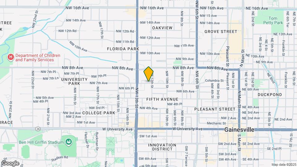 1215 NW 7th Ave Map and Location Details