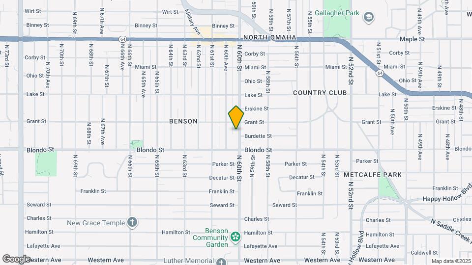 2208 N 60th St Map and Location Details