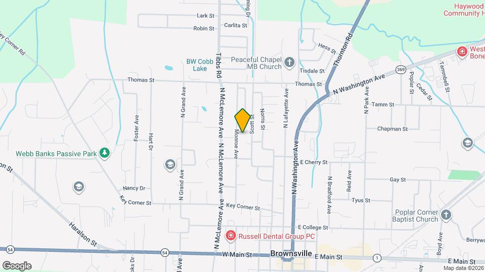 920 N Monroe Ave Map and Location Details