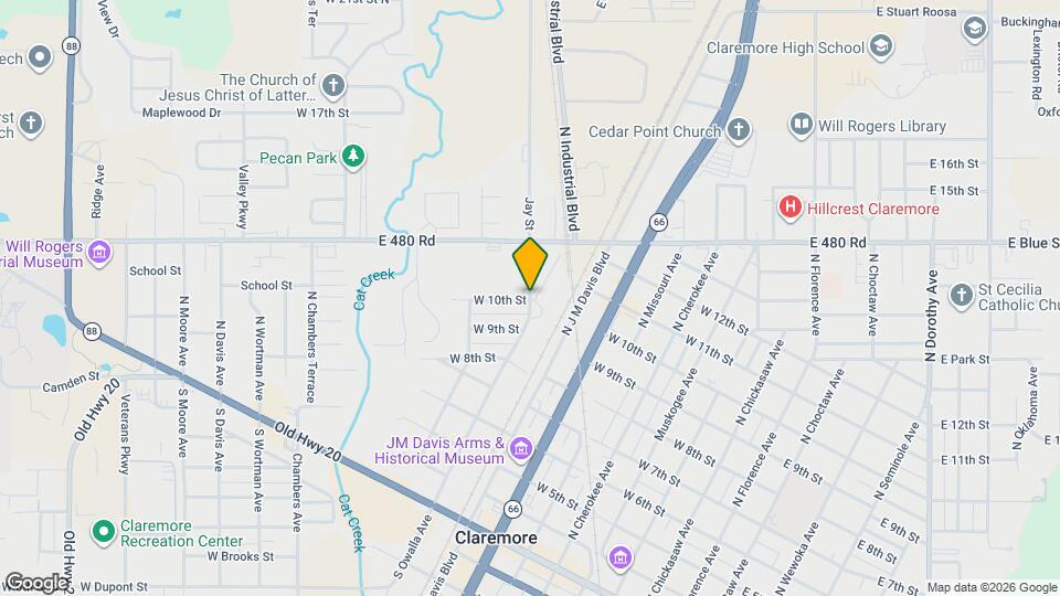 903 N Owalla Ave Mapa y Detalles de la Ubicación