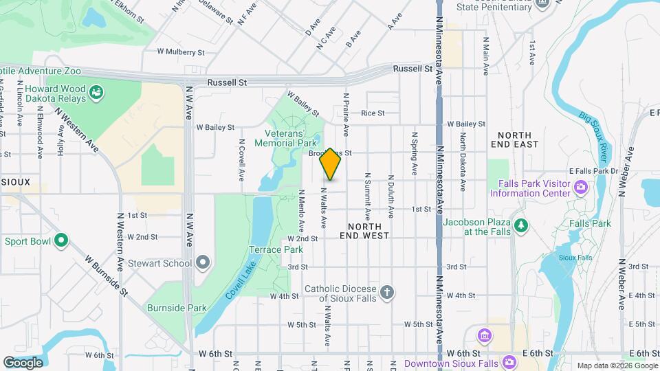 926 N Walts Ave Map and Location Details