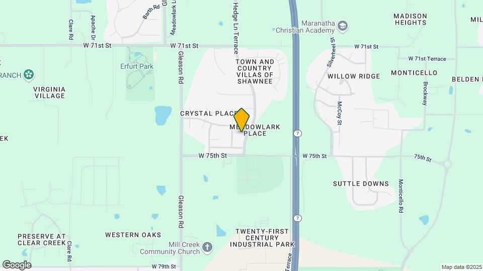 7410 Hedge Ln Terrace Map and Location Details