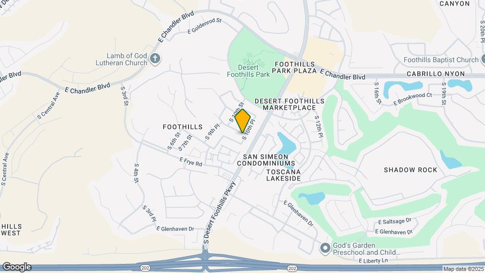 1041 E Silverwood Dr Map and Location Details