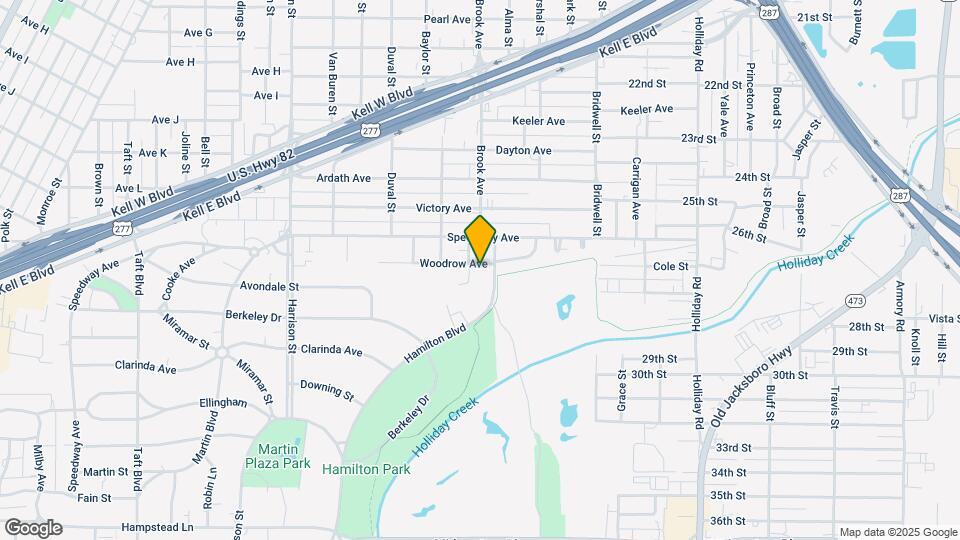 1681 Woodrow Ave Map and Location Details
