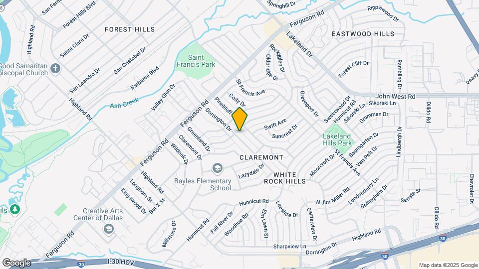 2439 Dorrington Dr Map and Location Details