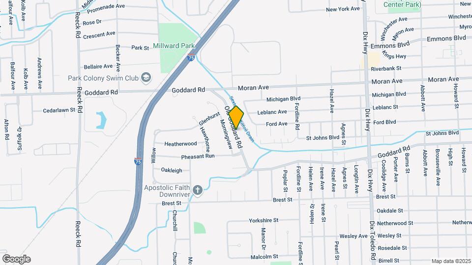 11335 Old Goddard Rd Map and Location Details