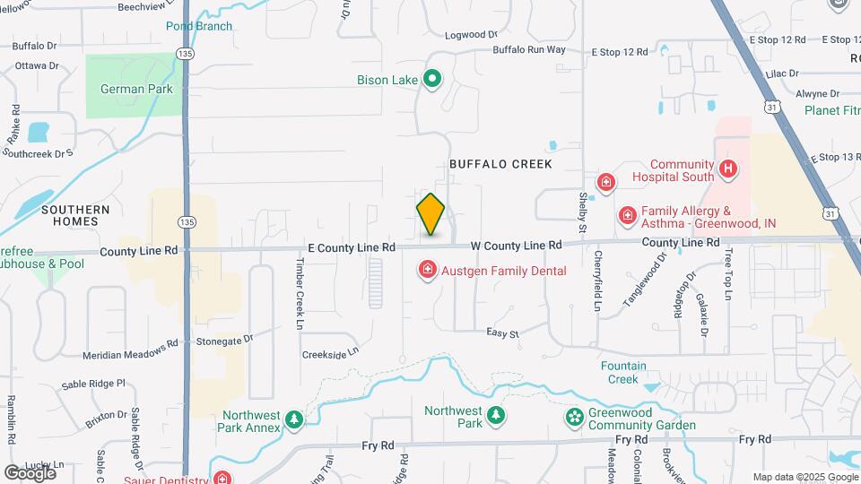 606 E County Line Rd Map and Location Details