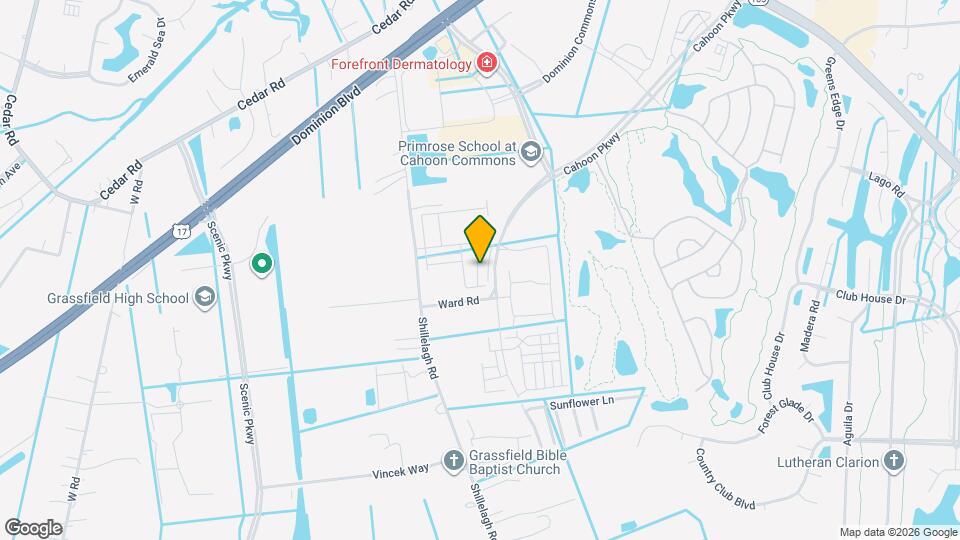 1617 Catbird Ln Map and Location Details