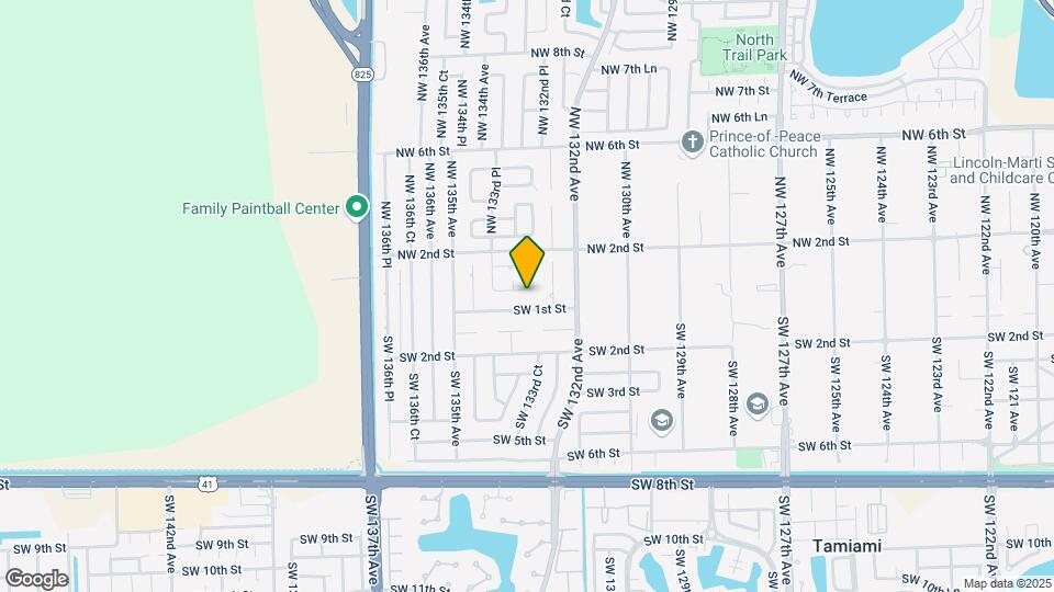 13262 NW 1st Ter Map and Location Details