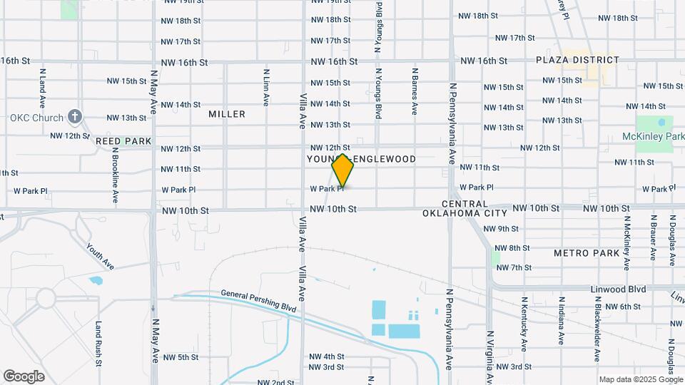 2344 W Park Pl Map and Location Details