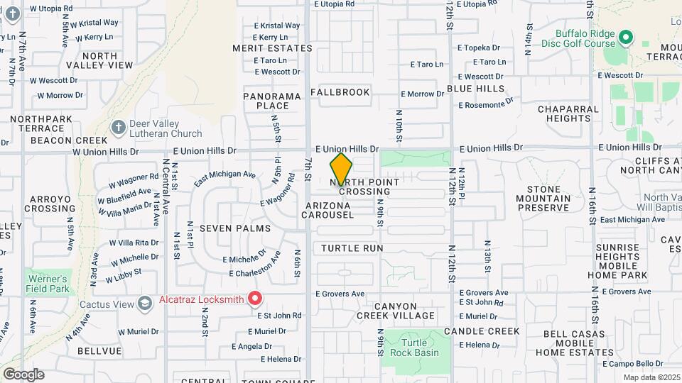 752 E Rose Marie Ln Mapa y Detalles de la Ubicación