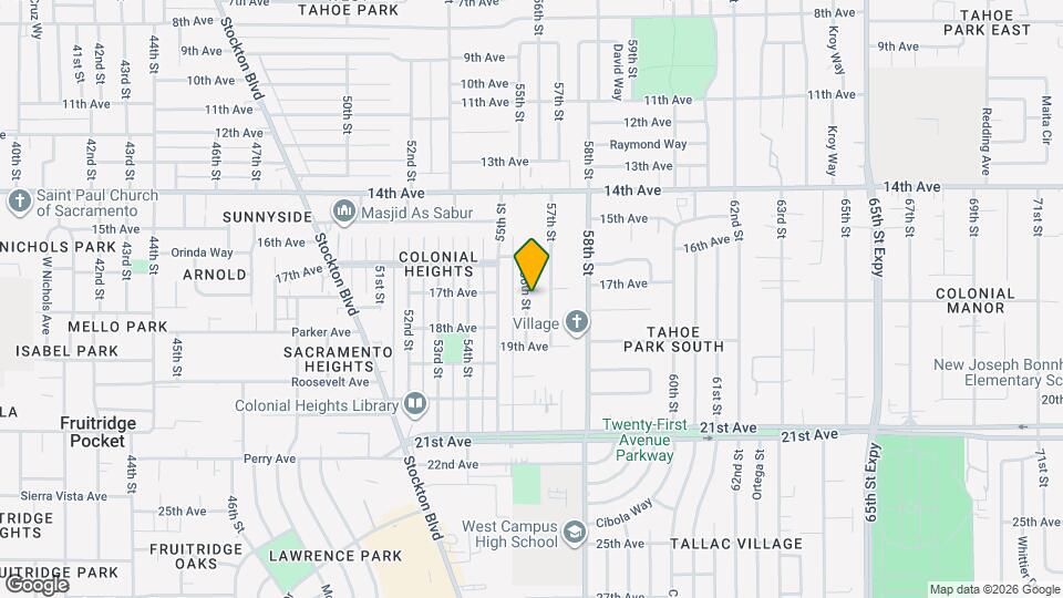 4201 56th St Map and Location Details