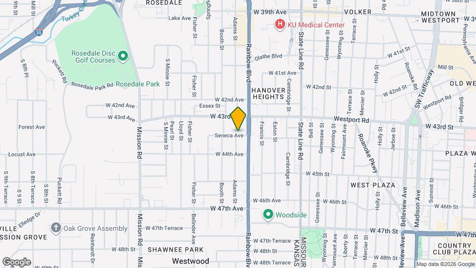 4319 Adams St Map and Location Details