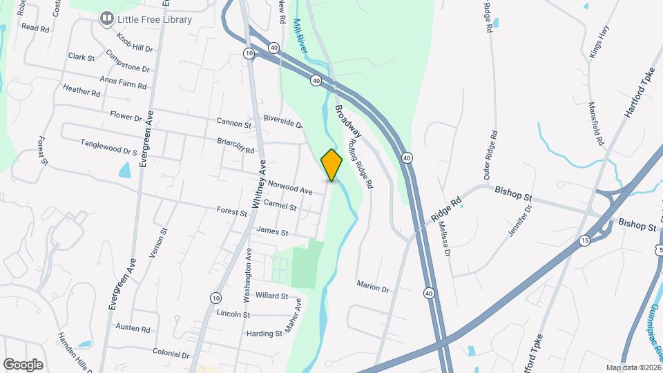 95 Riverside Dr Map and Location Details