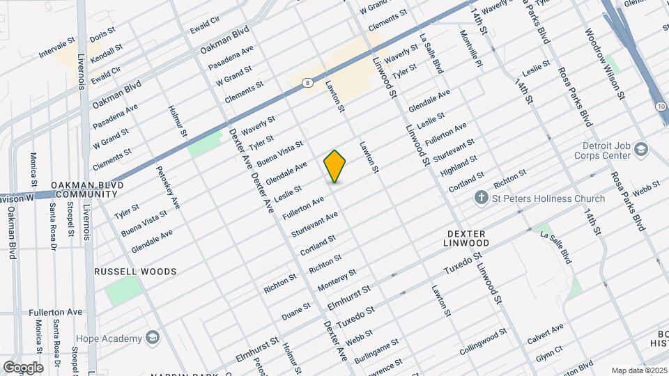 3040 Fullerton Ave Map and Location Details