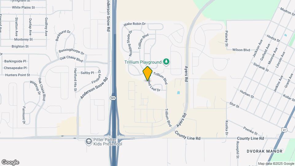 581 Painted Leaf Dr Map and Location Details