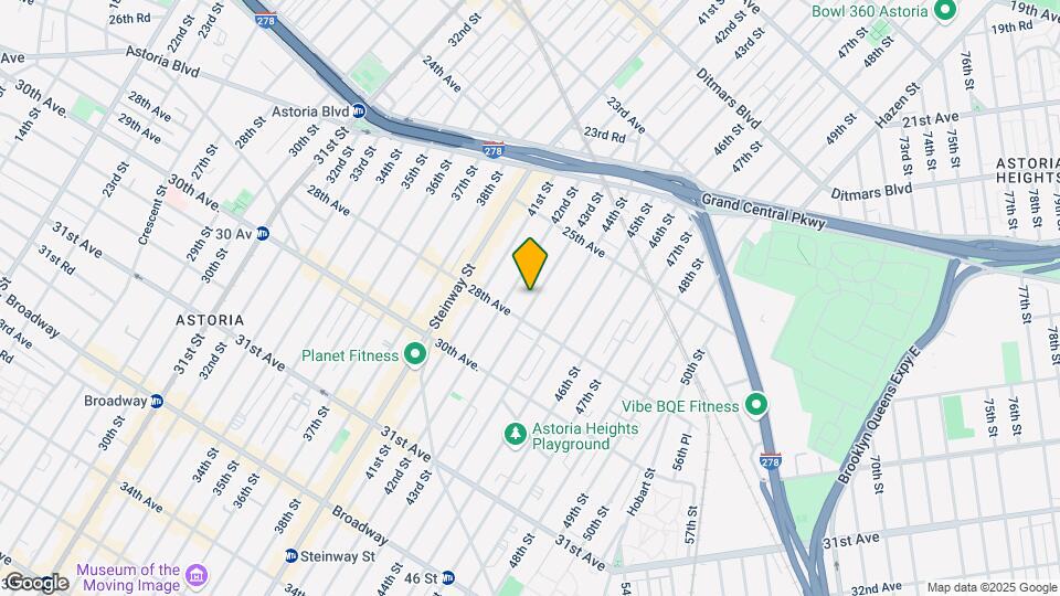 25-82 43rd St Mapa y Detalles de la Ubicación