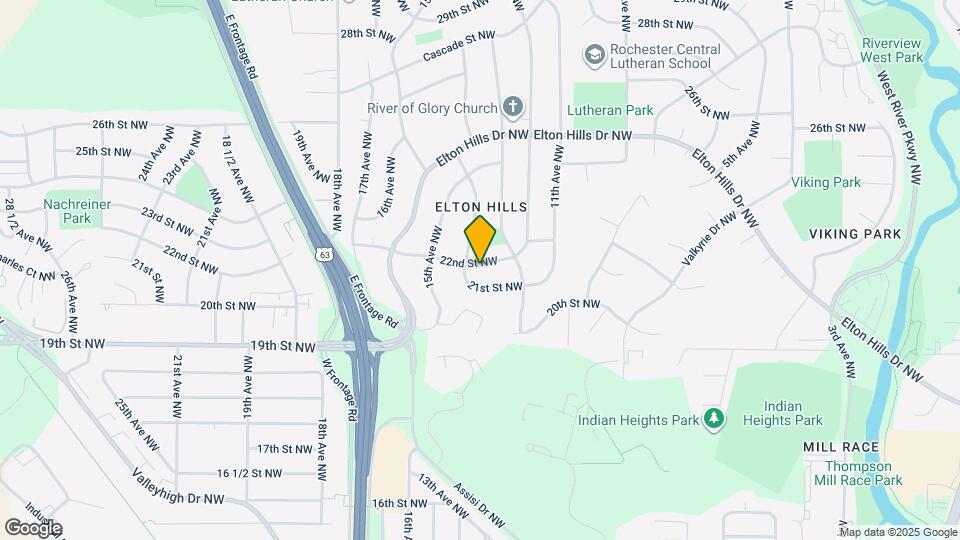 1340 22nd St NW Map and Location Details