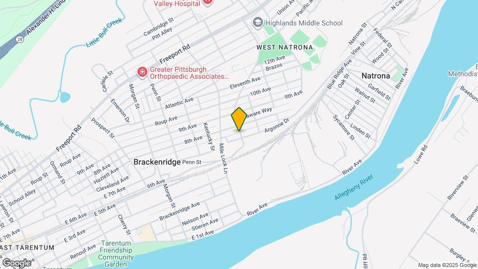 1224-1226-1226 Argonne Dr Map and Location Details