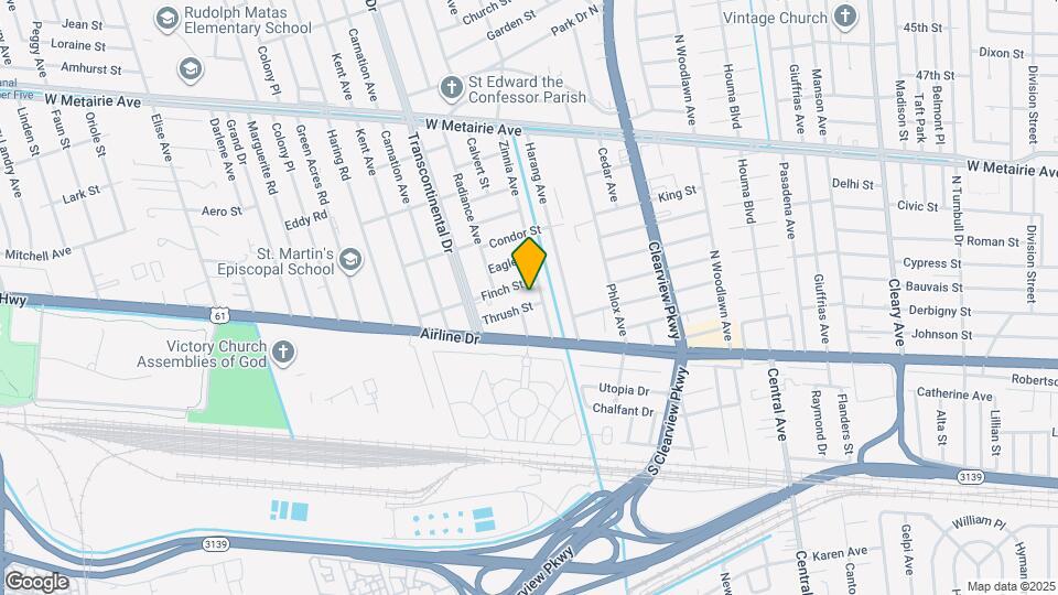 4811 Thrush St Map and Location Details