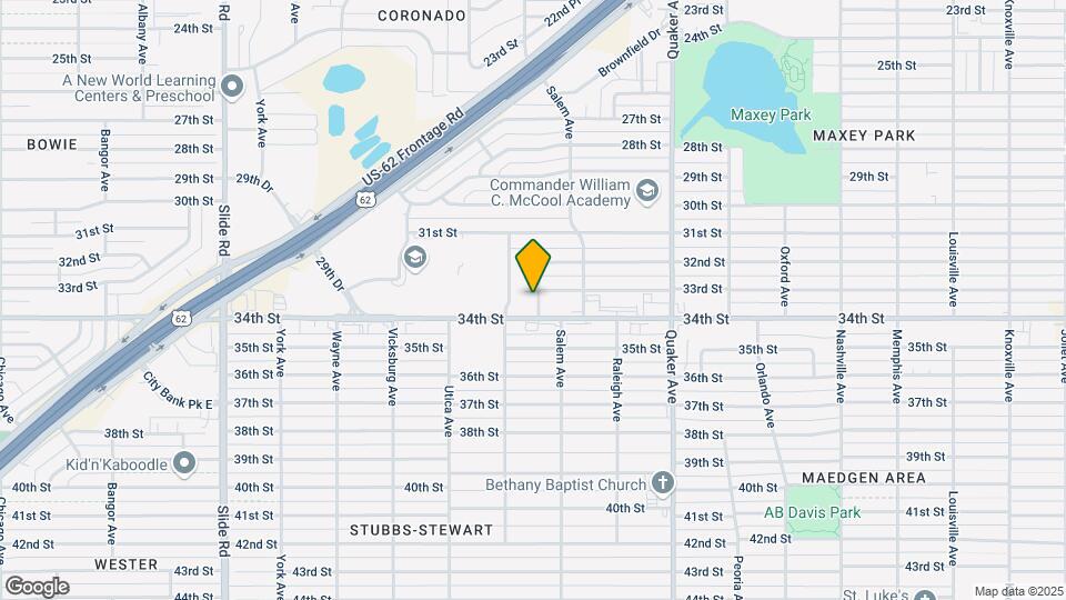3304 Salisbury Ave Map and Location Details