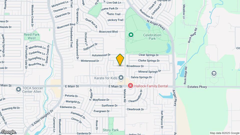 1528 Broadmoor Dr Map and Location Details