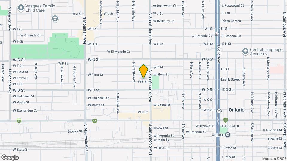 728 W E St Map and Location Details