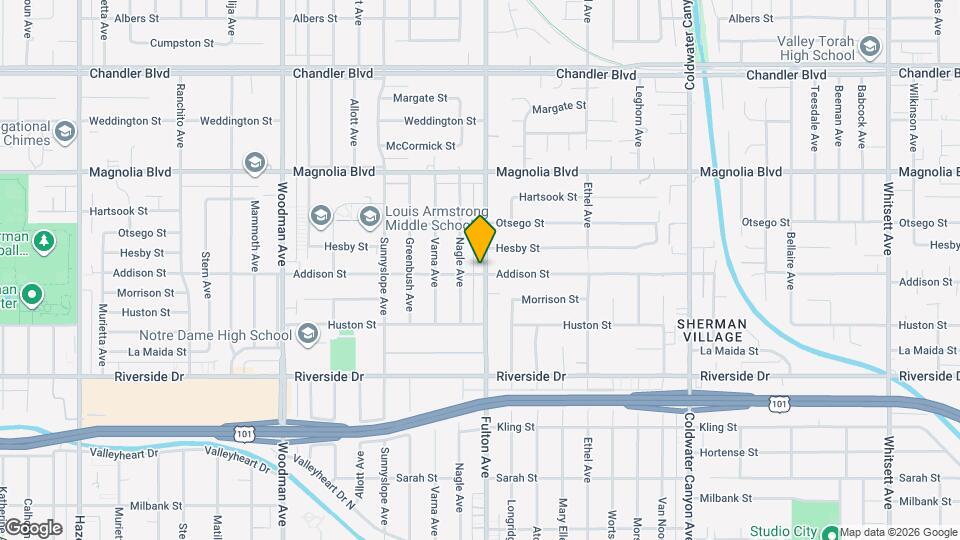 5003 Fulton Ave, Unit 5003 Map and Location Details