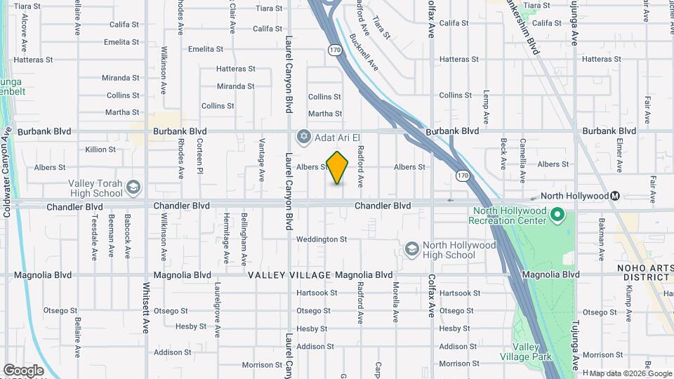 5419 Gentry Ave Map and Location Details