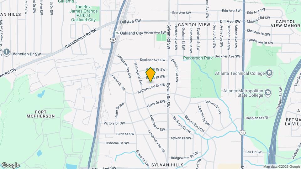 987 Katherwood Dr SW Map and Location Details