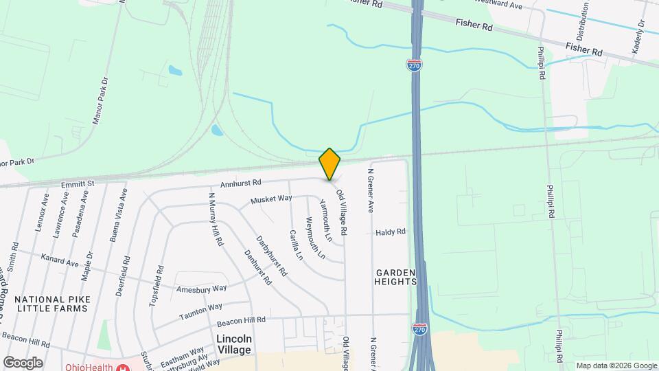 4589 Annhurst Rd Map and Location Details