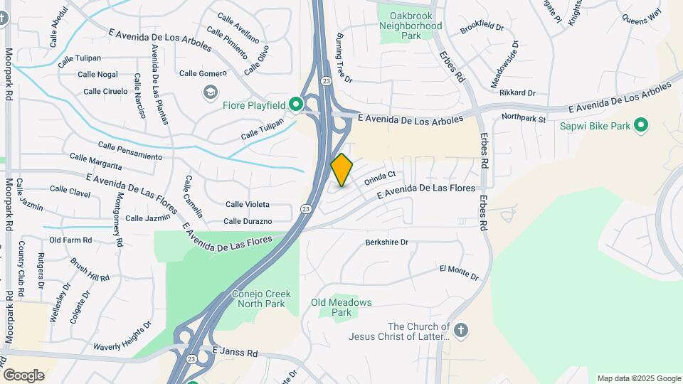 1693 Orinda Ct Map and Location Details