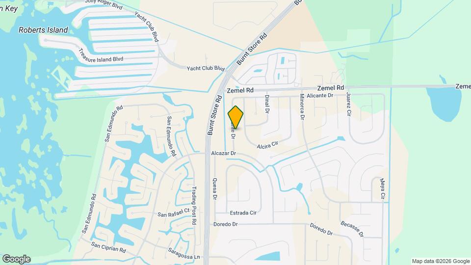 16124 Badalona Dr Map and Location Details