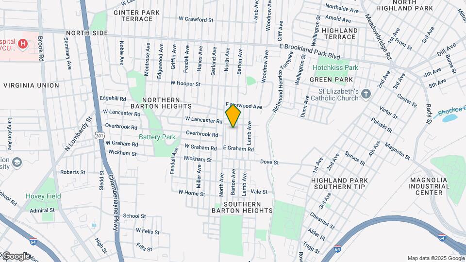 2418 Barton Ave Mapa y Detalles de la Ubicación