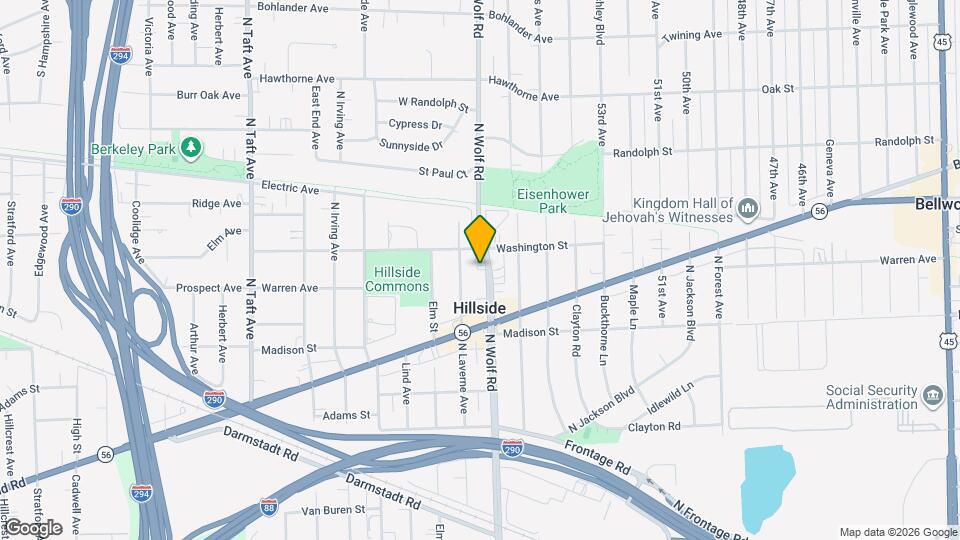 472 N Wolf Rd, Unit Unit #1 Map and Location Details