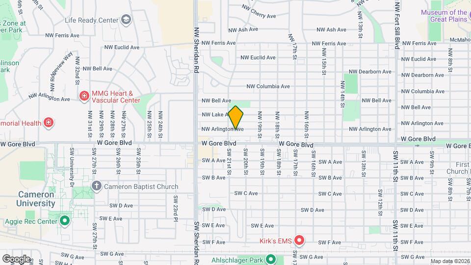 1924 NW Arlington Ave Map and Location Details